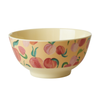 Peach Print Melamine Bowl Rice DK